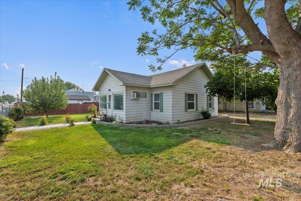 Rear view of property