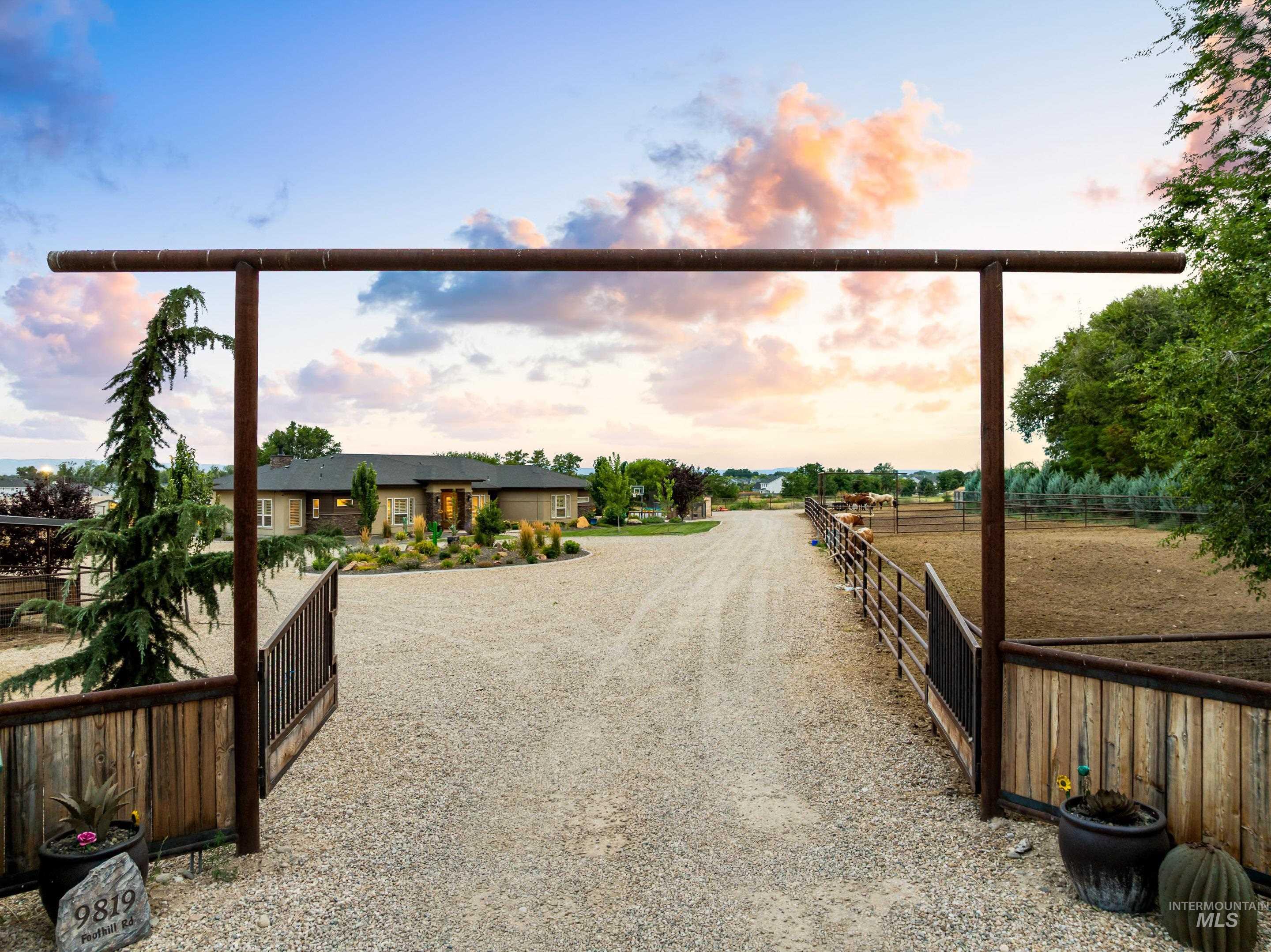 View of dirt / gravel driveway