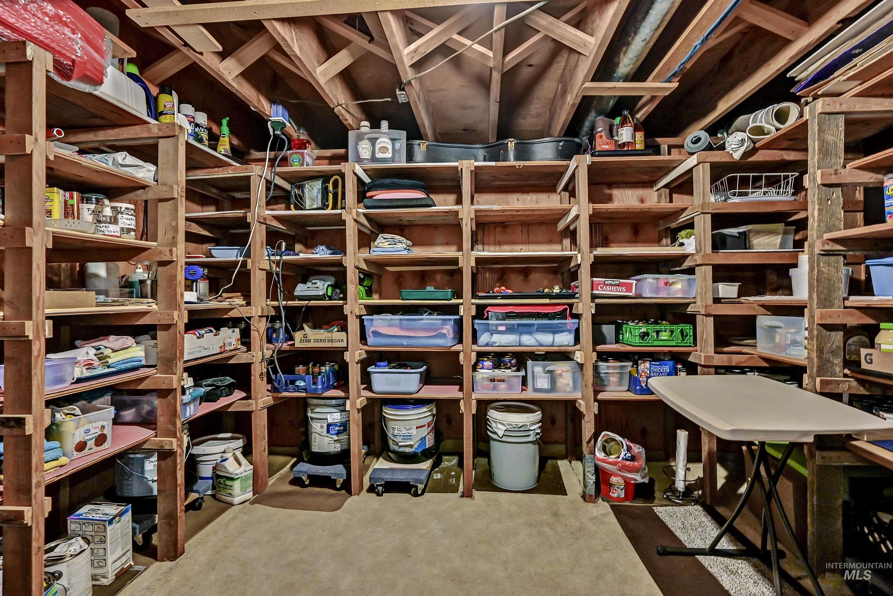 View of storage area