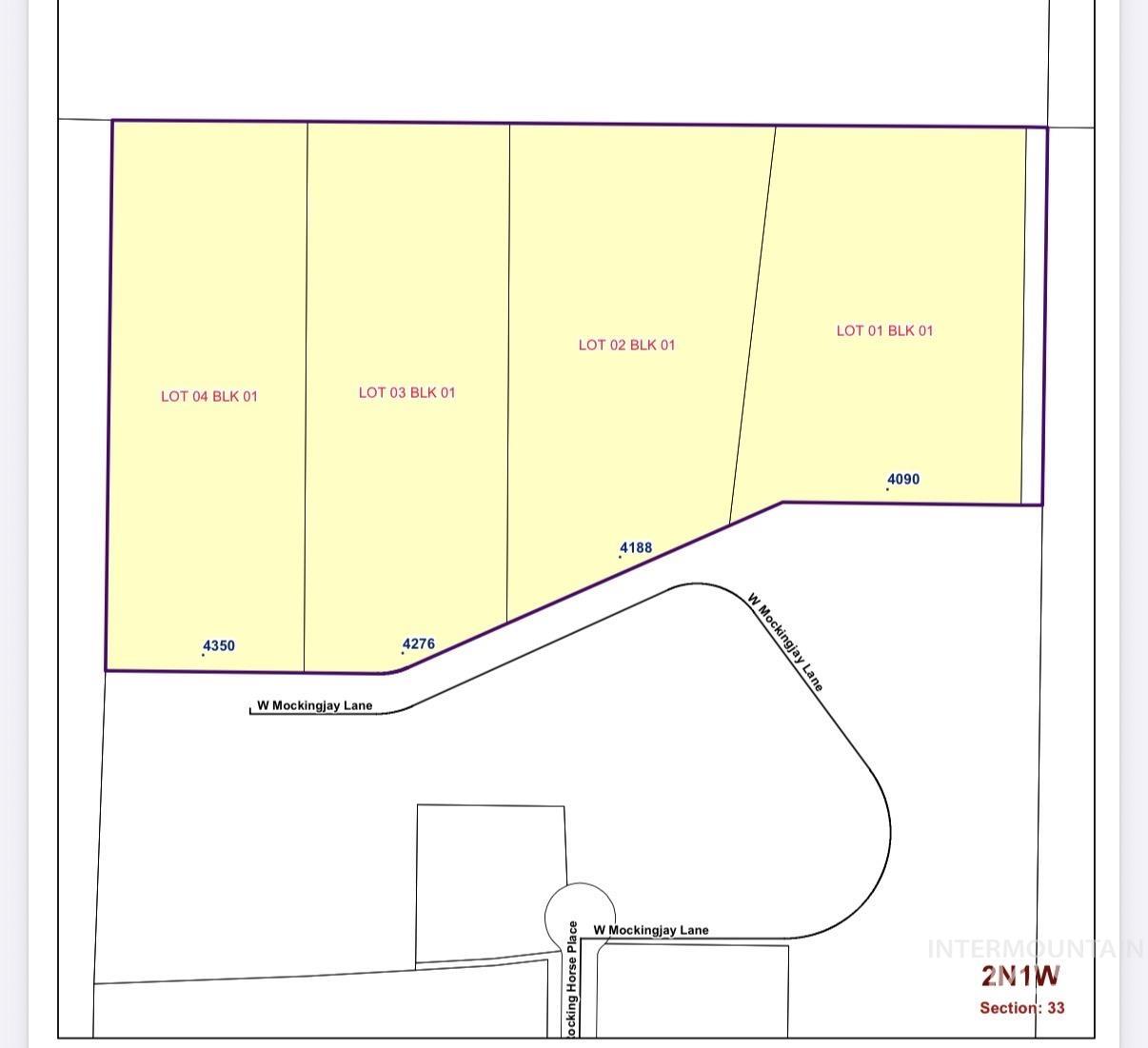 Map of parcels