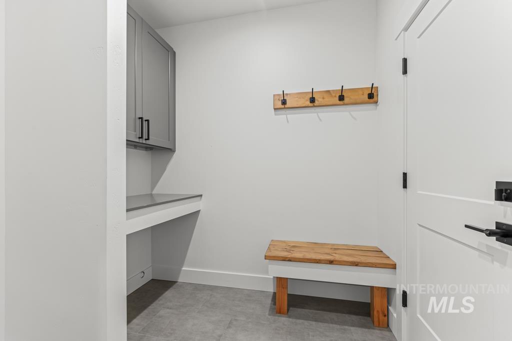 Mudroom with baseboards