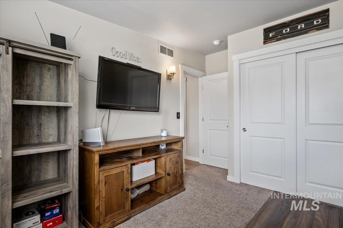 Living area with baseboards