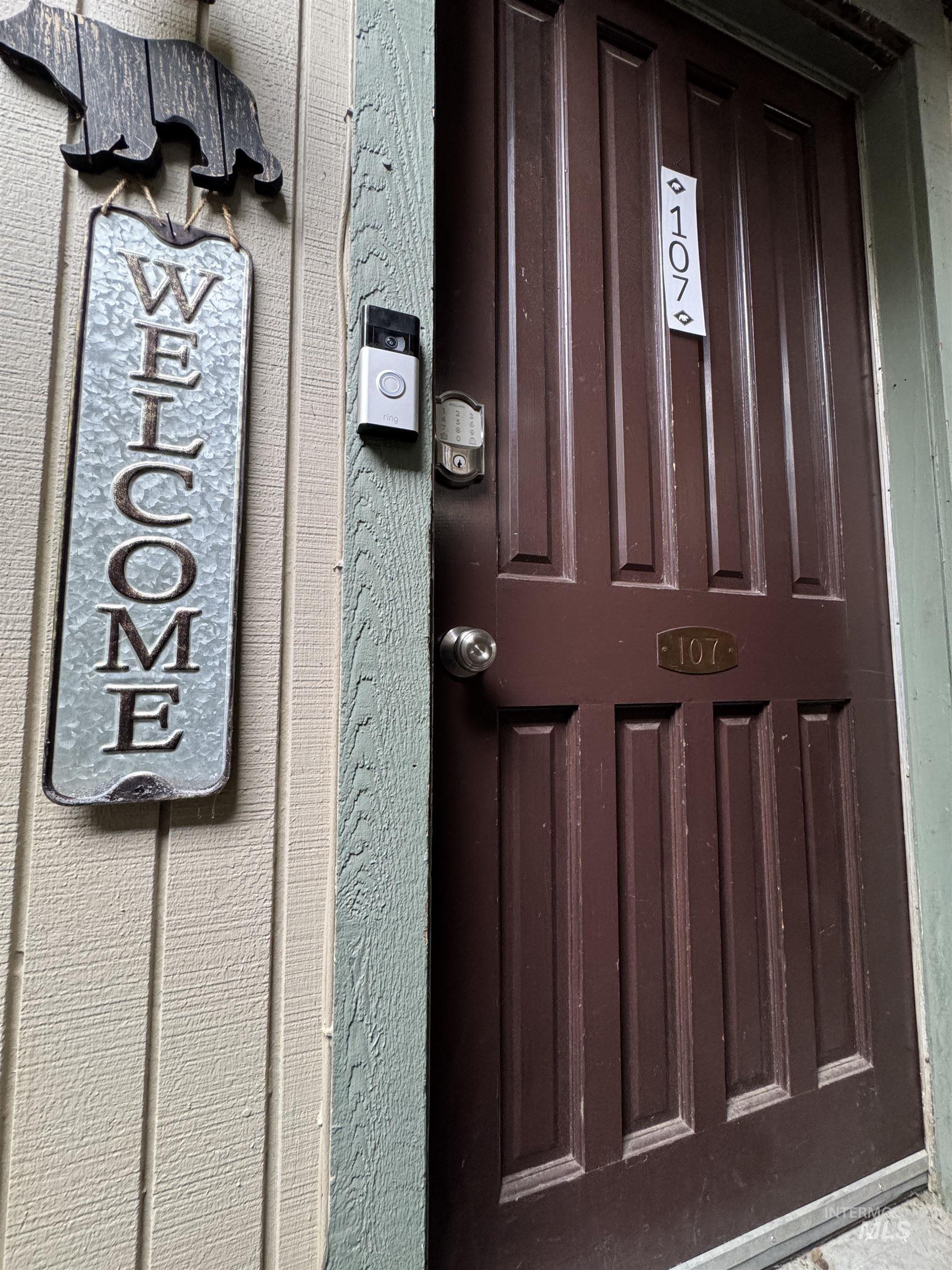 Entrance to property