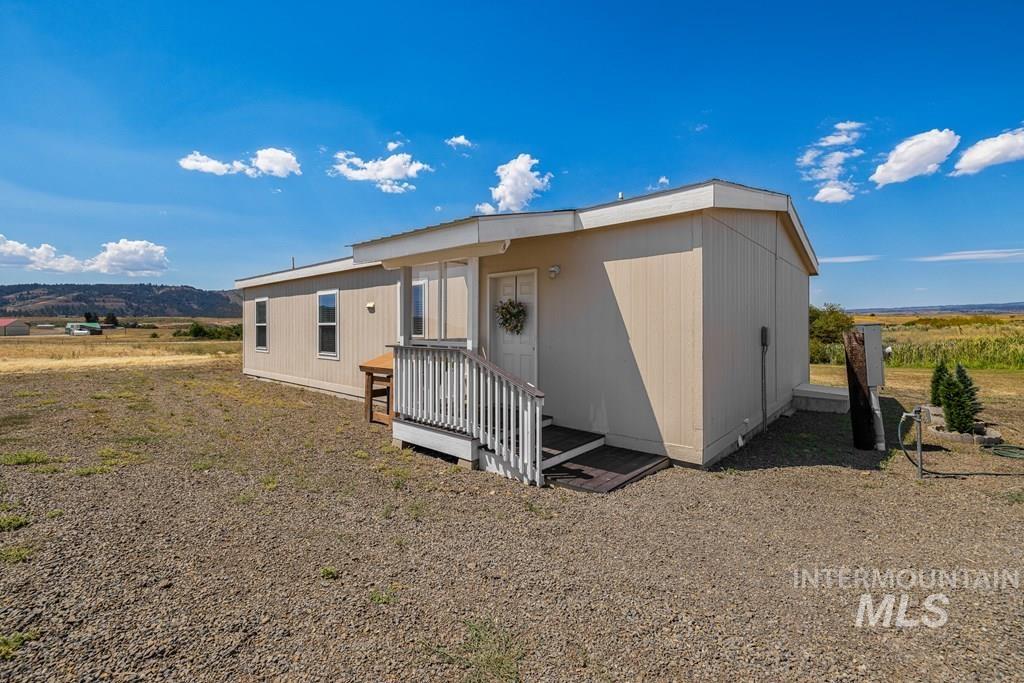 Rear view of property