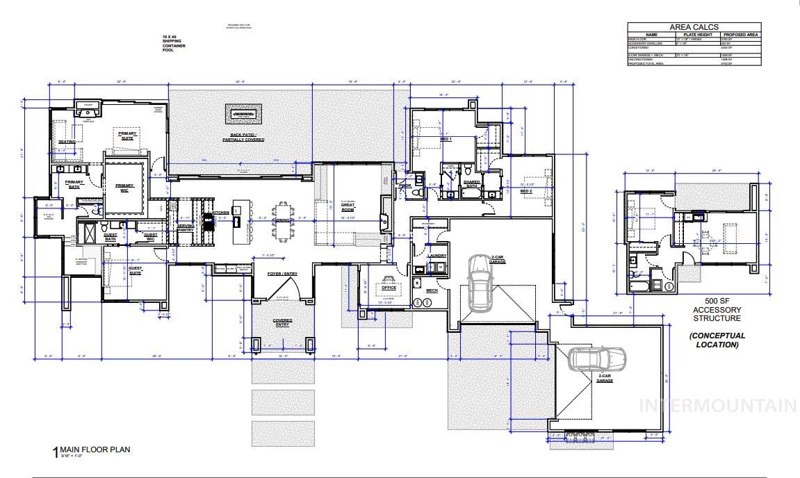 View of floor plan / room layout