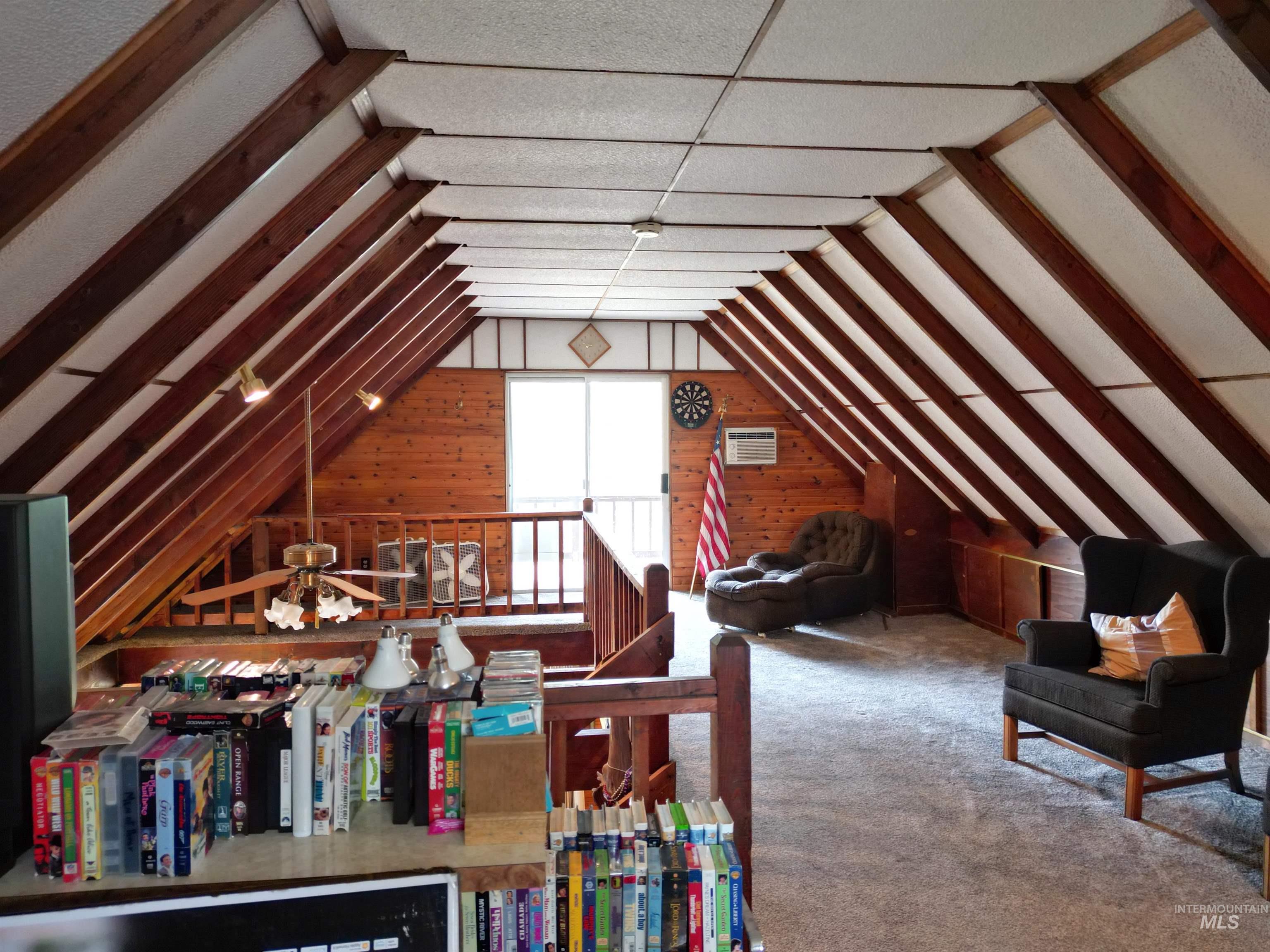 View of unfinished attic