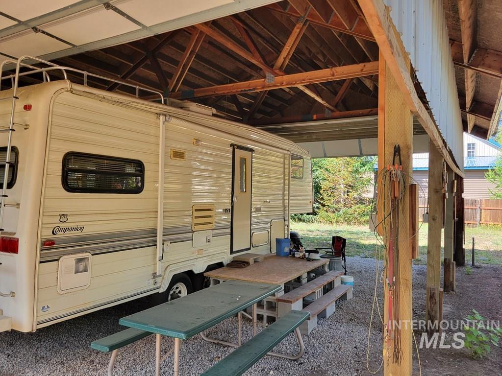 View of outdoor structure