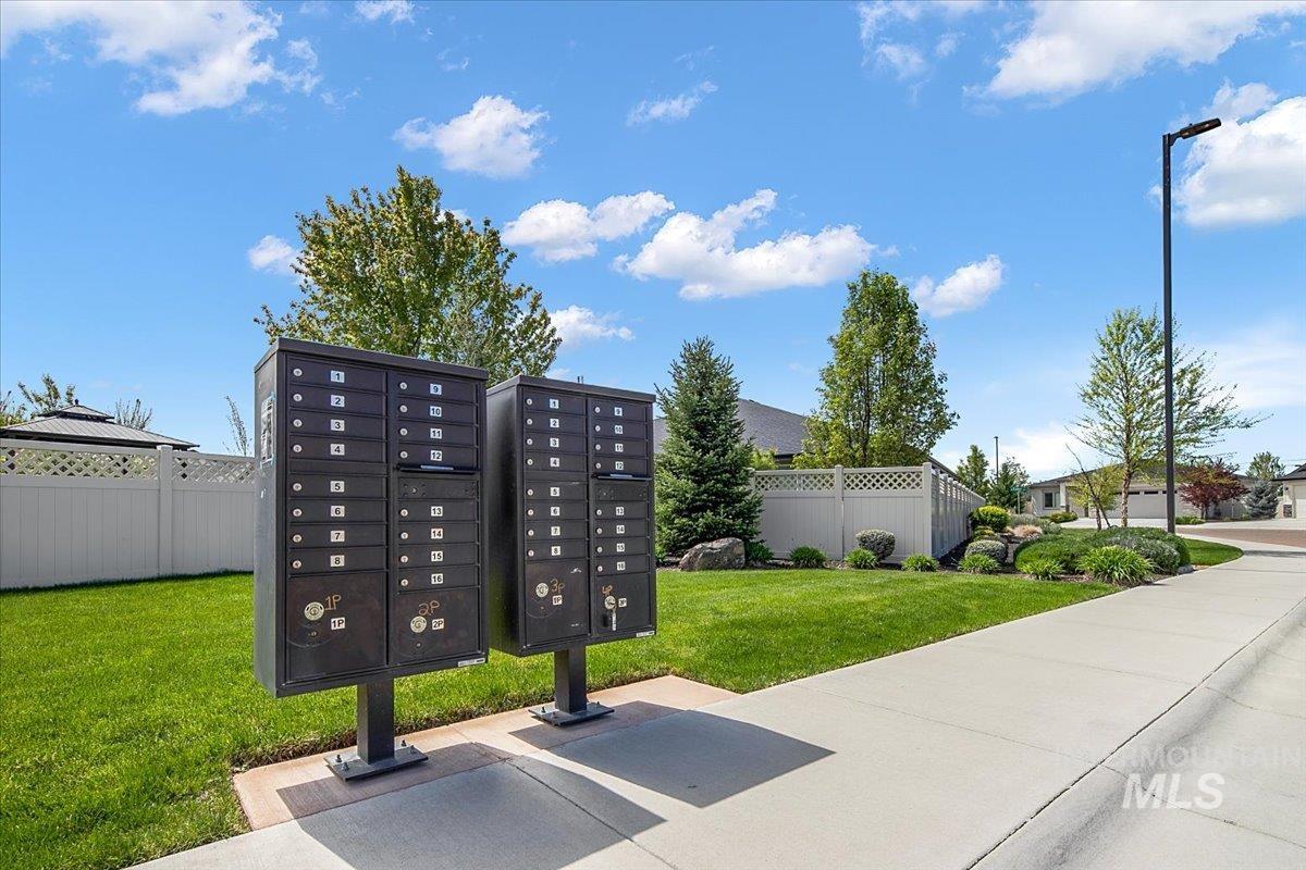 Community mailbox units with individual compartments