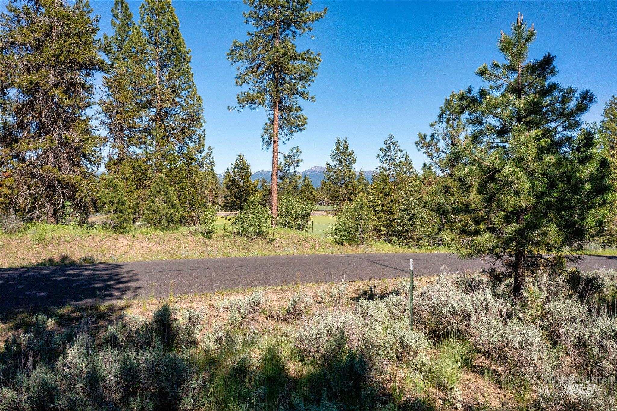 View of asphalt road with a mountain view