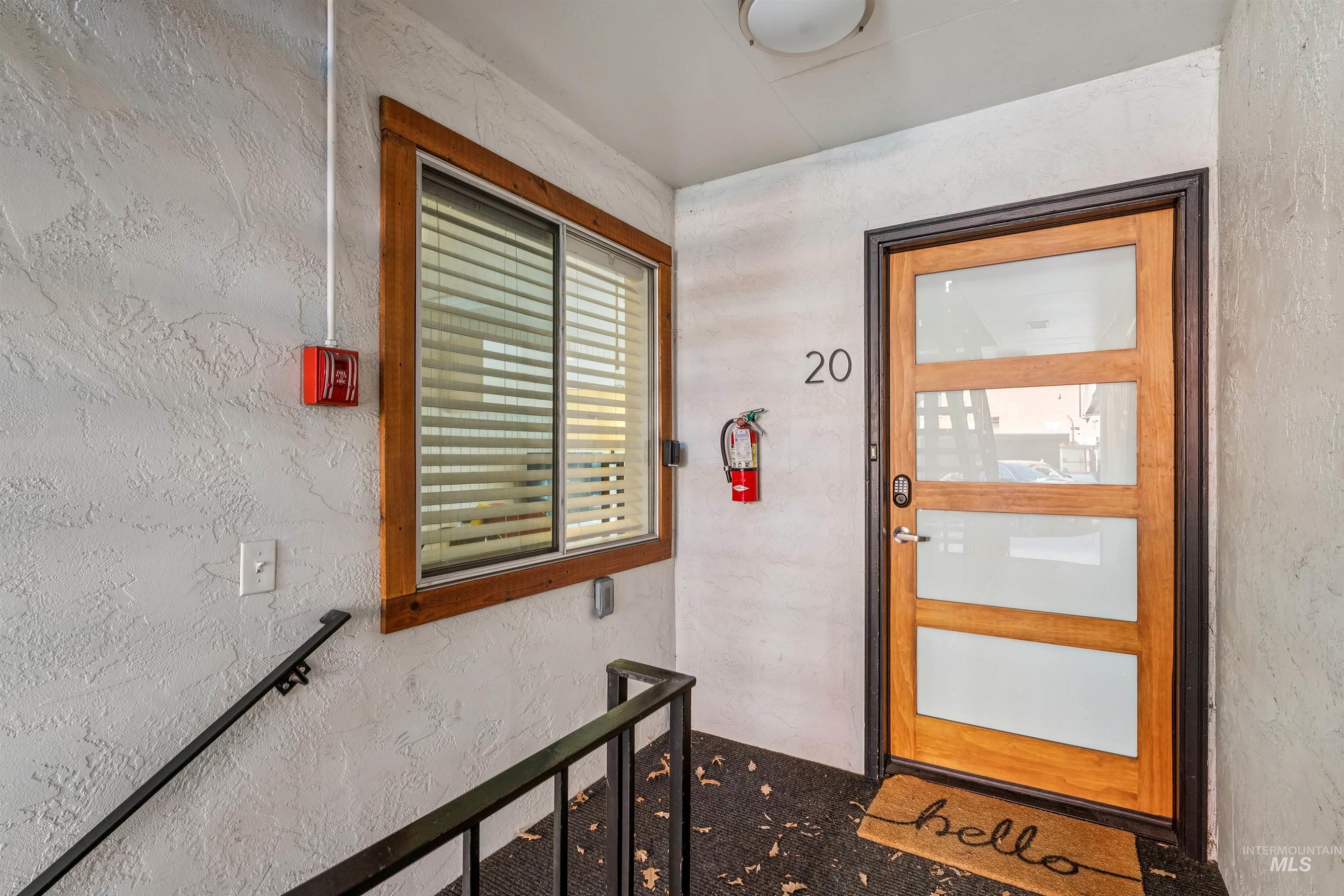 Entrance to property