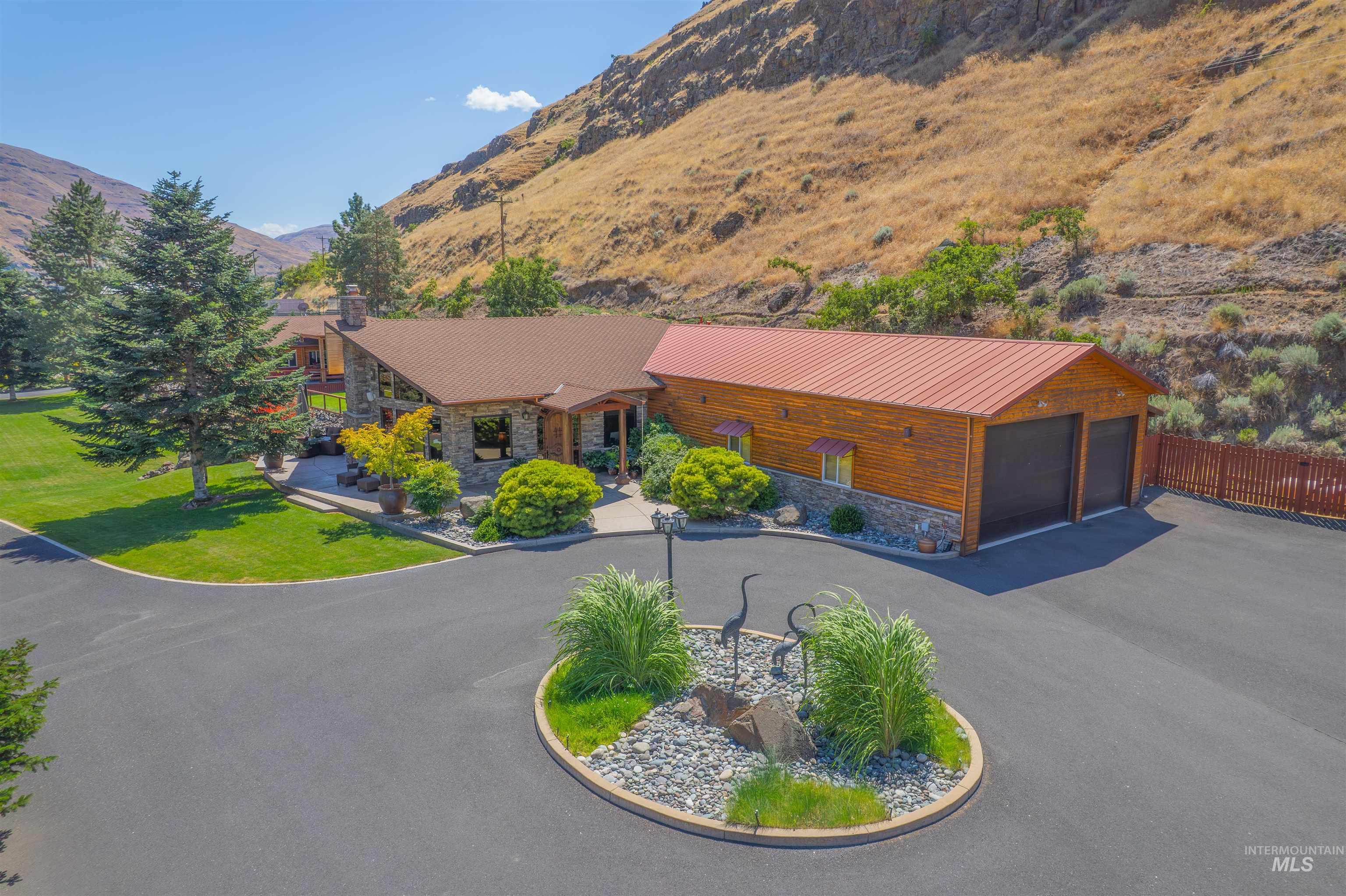 View of mountain background