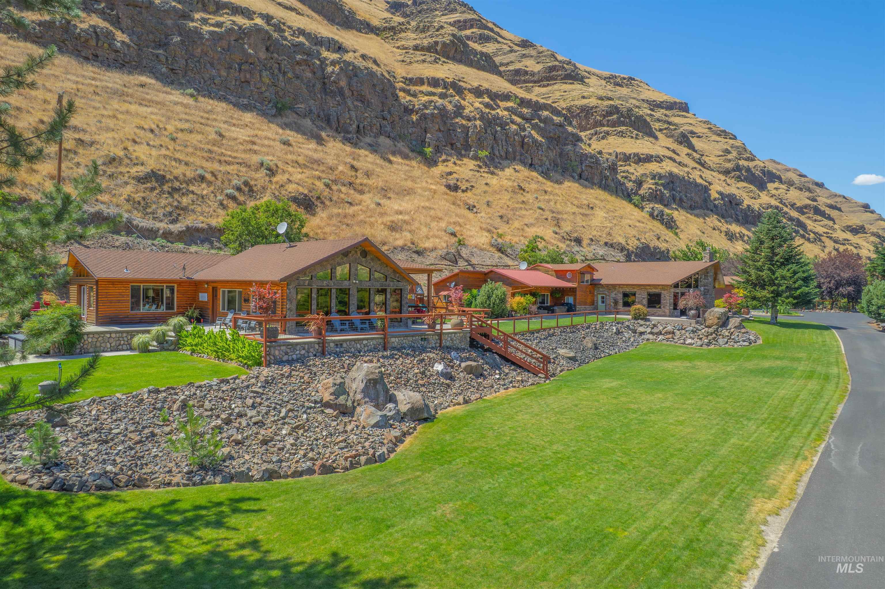 View of mountain background