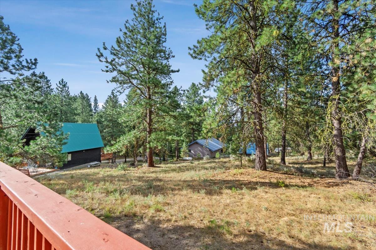 View of yard with view of scattered trees