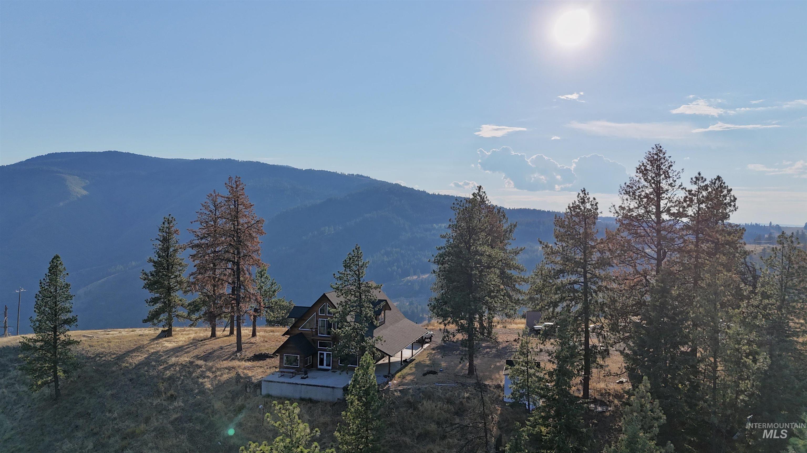 View of mountain background