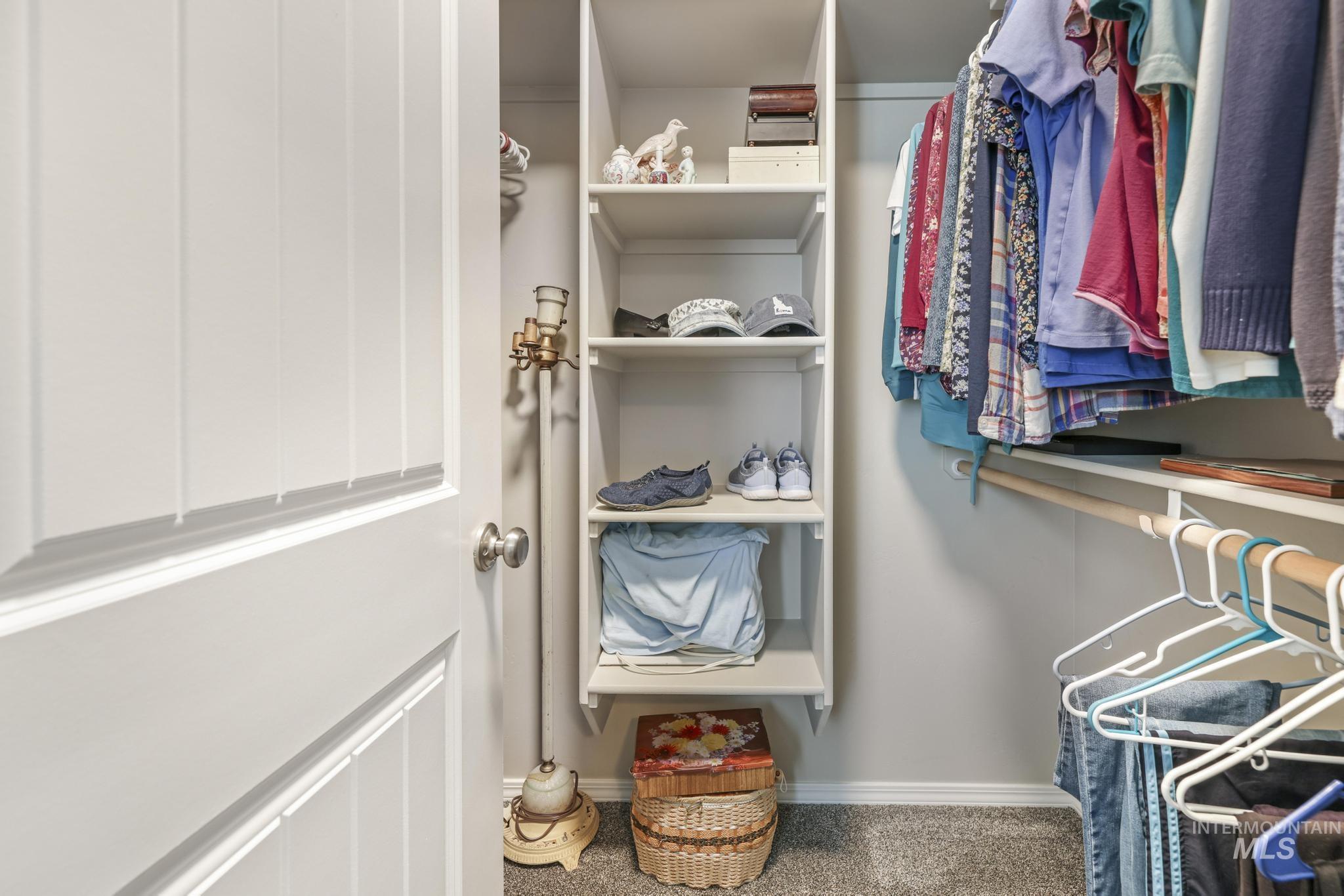 View of spacious closet