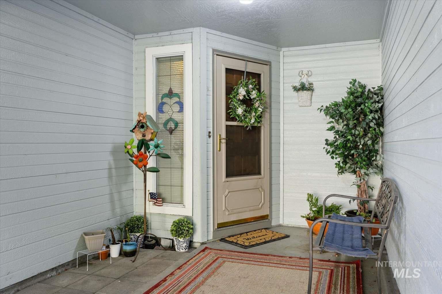 View of exterior entry