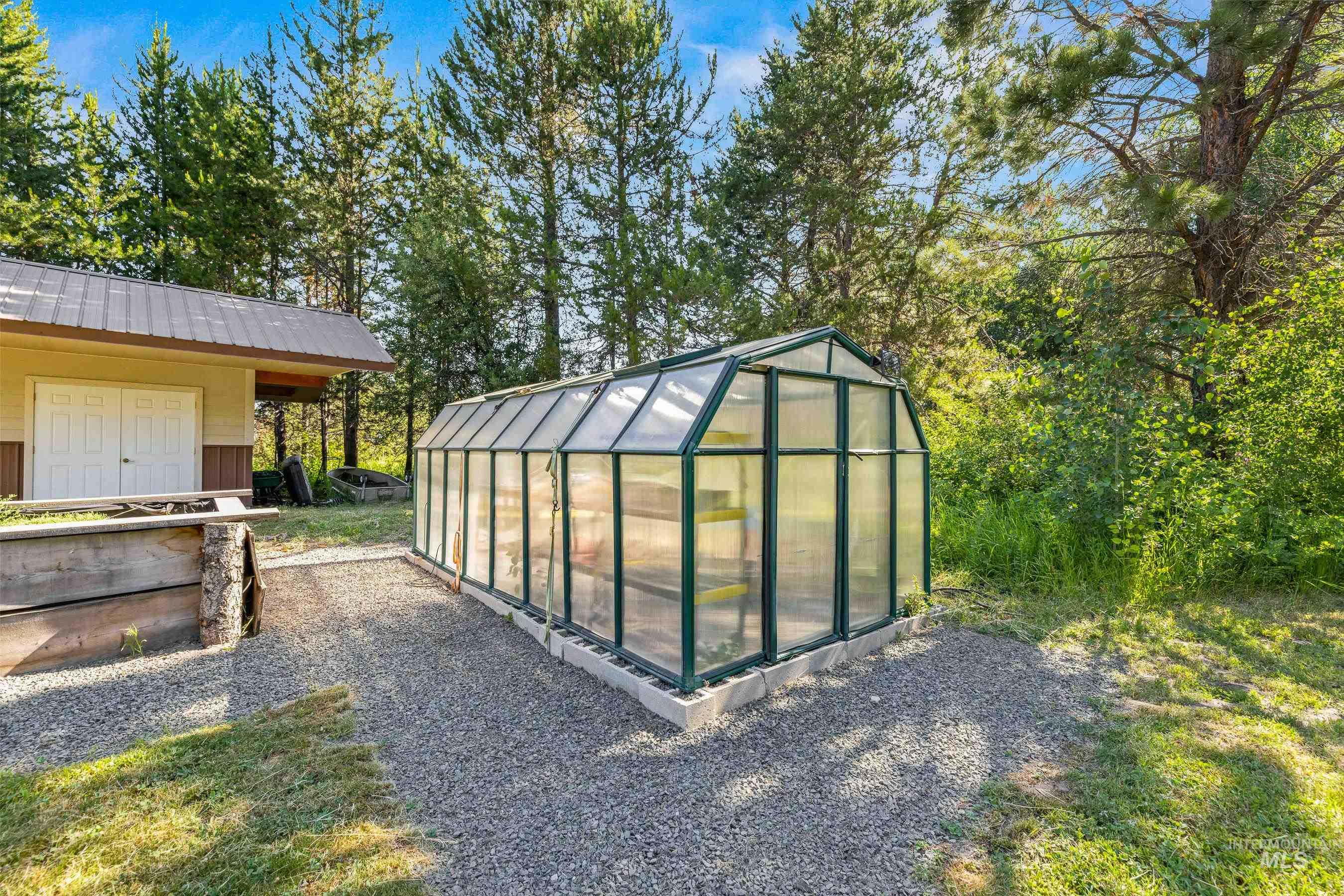 View of greenhouse