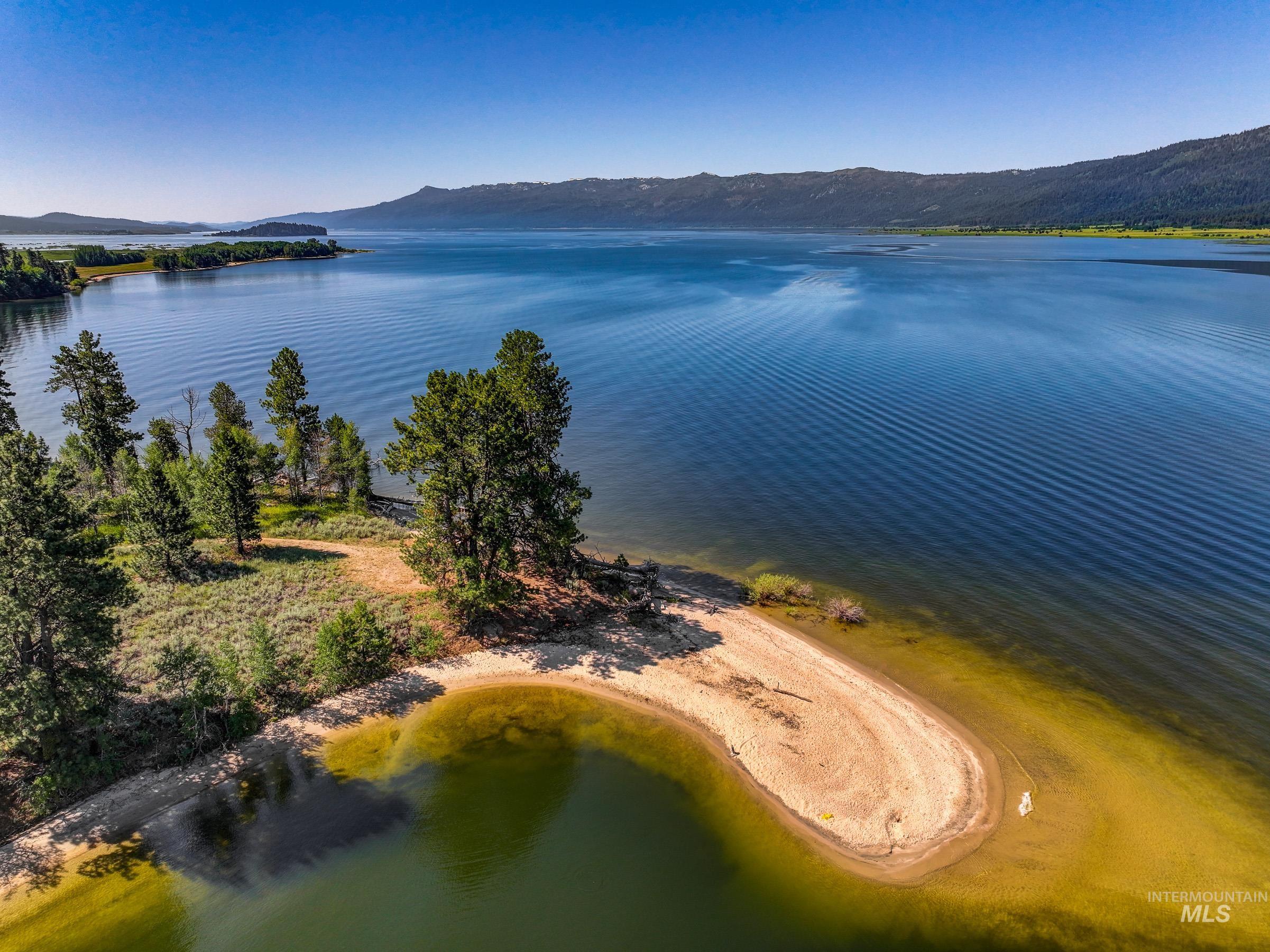 Water view featuring mountains