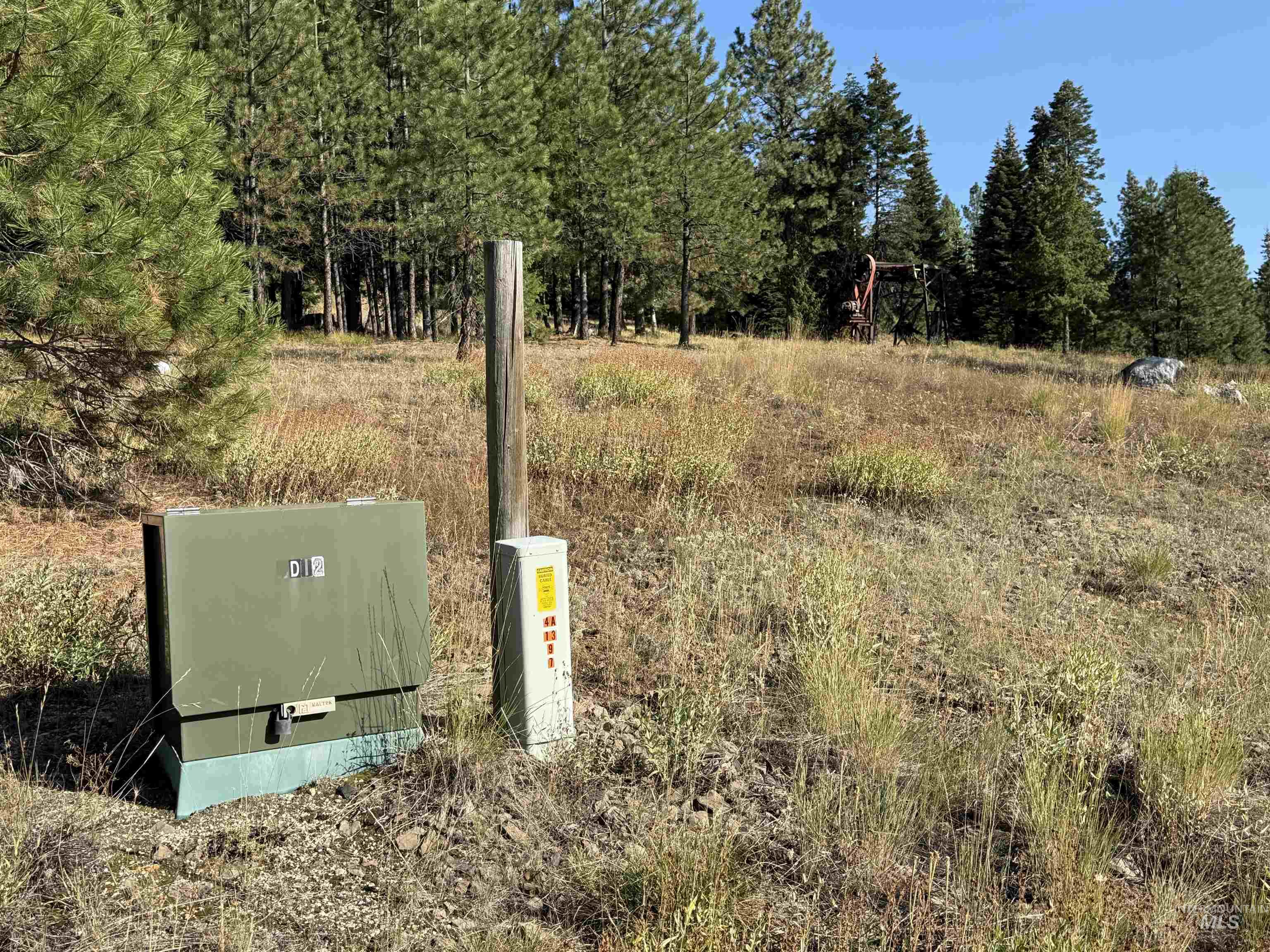 Exterior view of a pad mount transformer