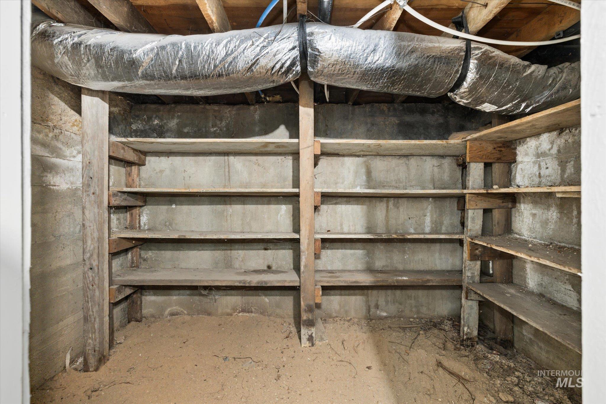 View of storage area