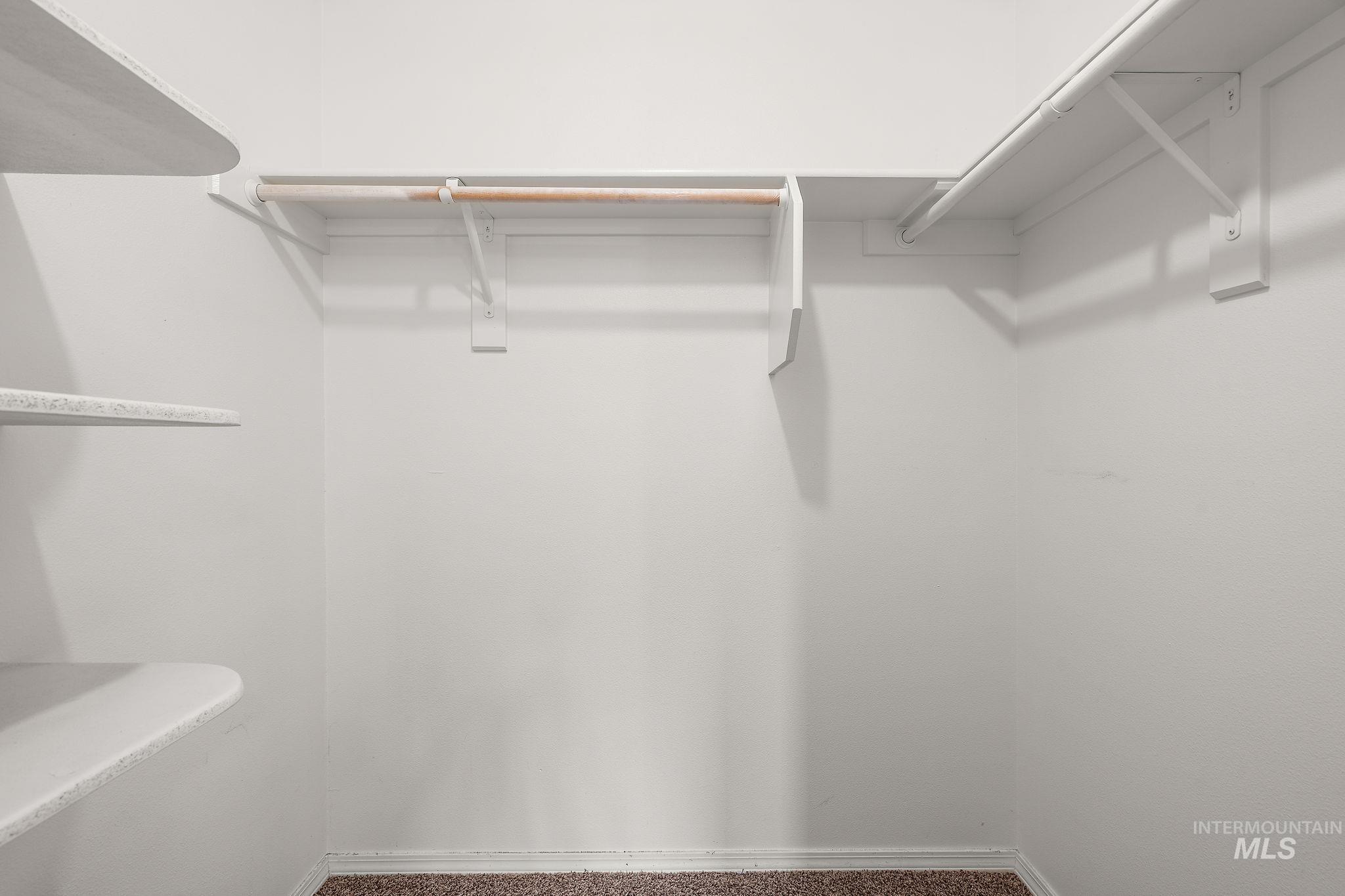 View of spacious closet