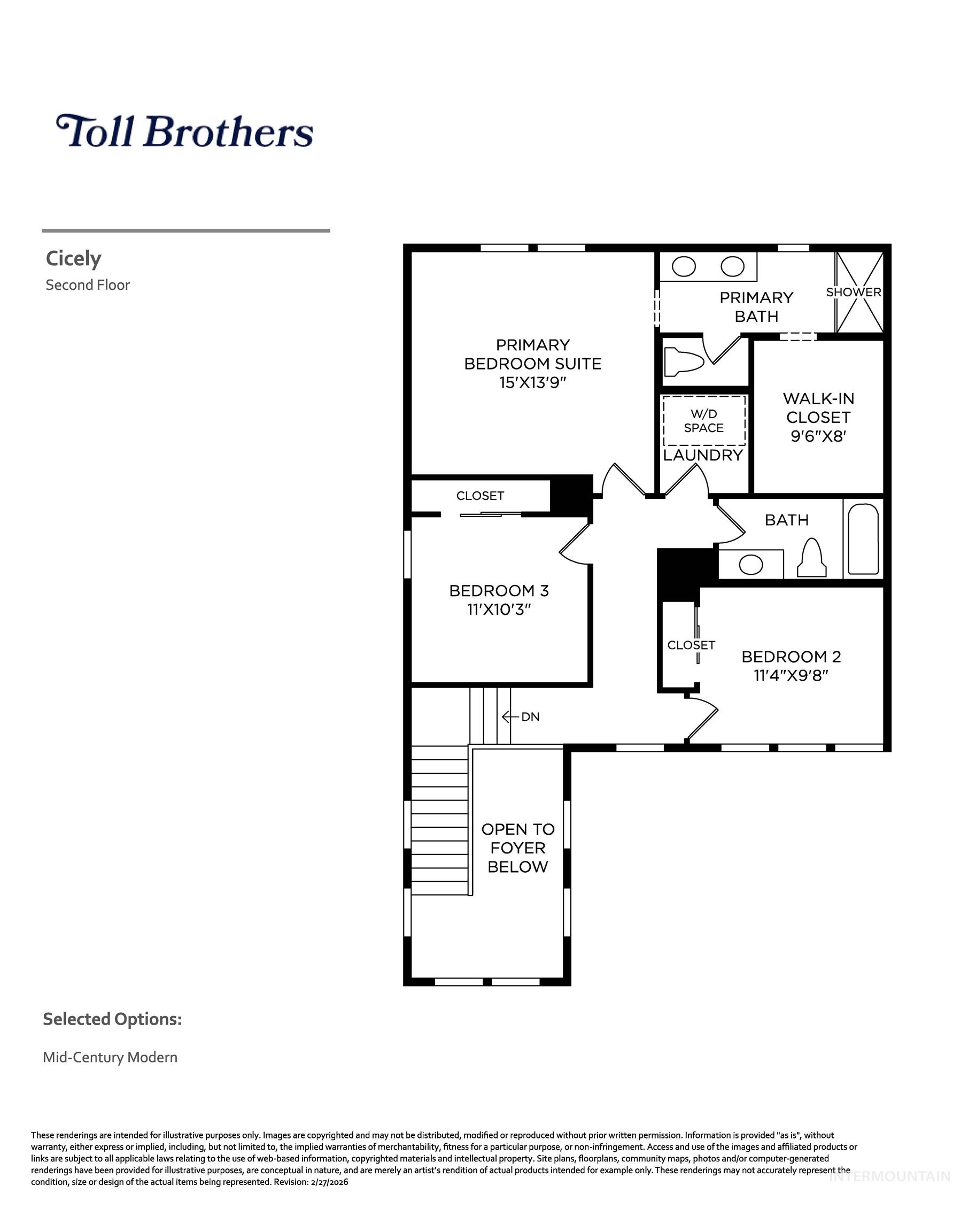 View of floor plan / room layout