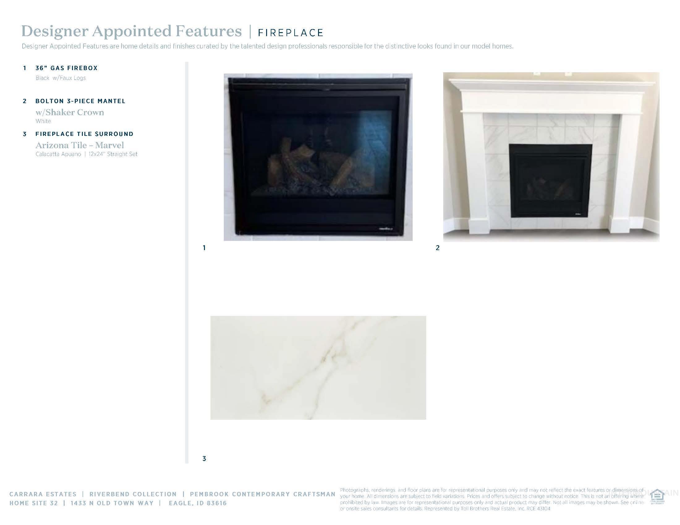 View of marketing collateral with multiple images