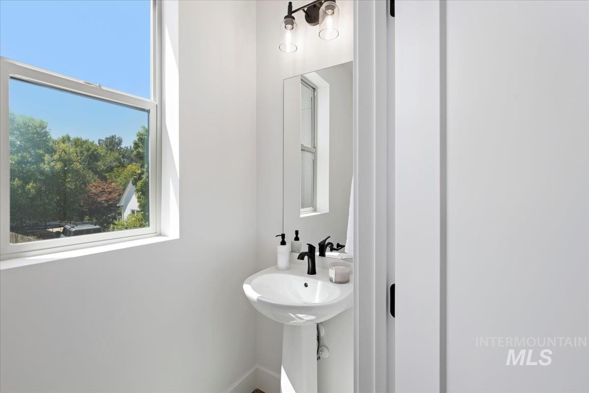 Bathroom with baseboards