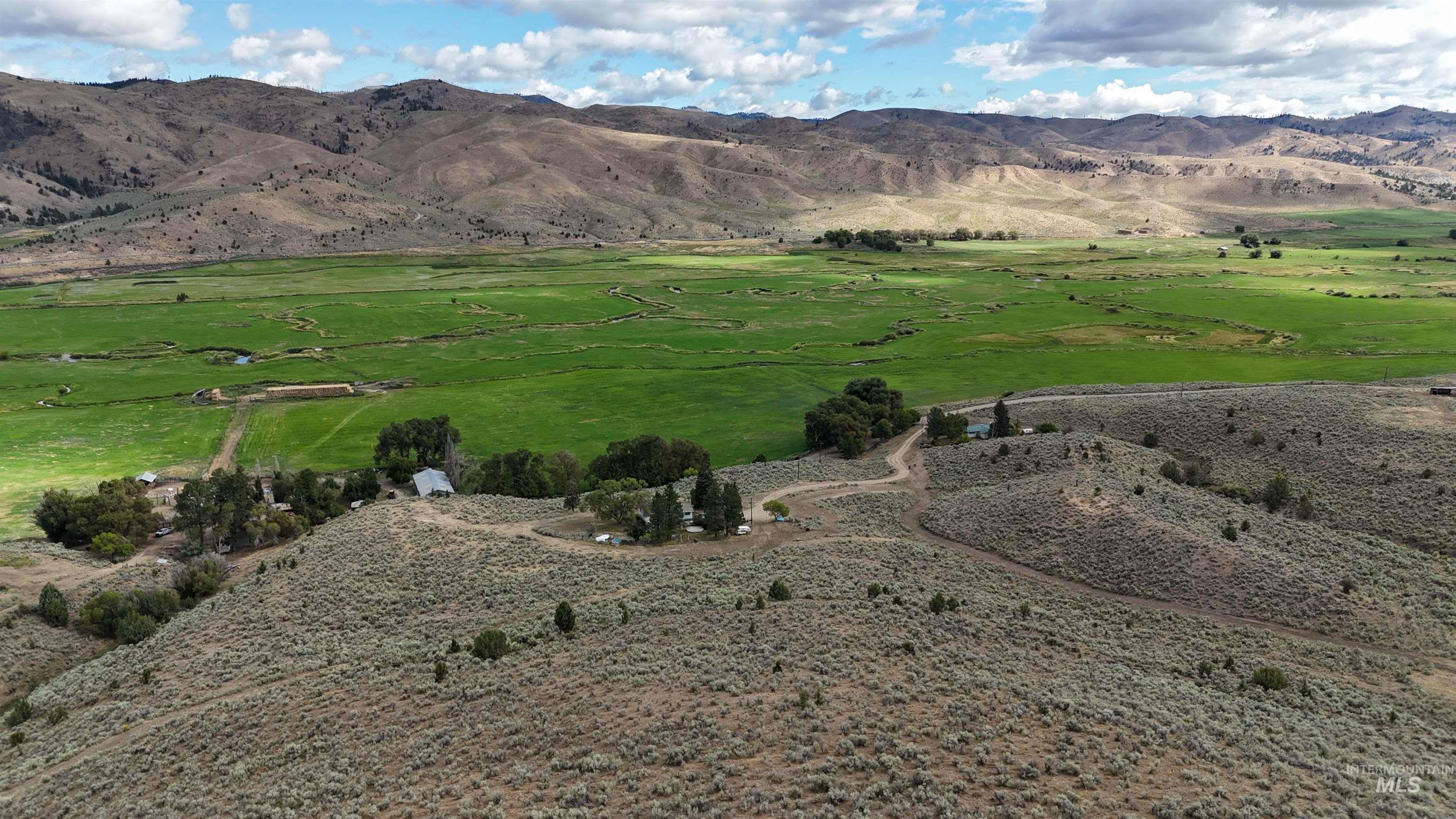 Mountain view featuring rural landscape