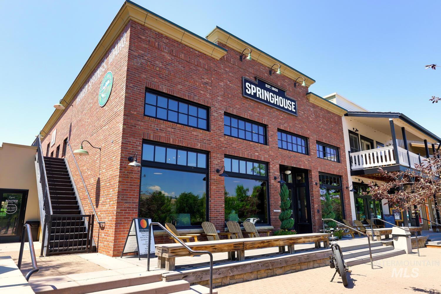 View of building exterior featuring stairway