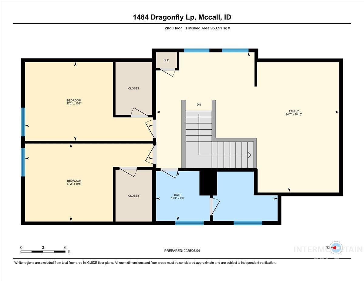 View of floor plan / room layout
