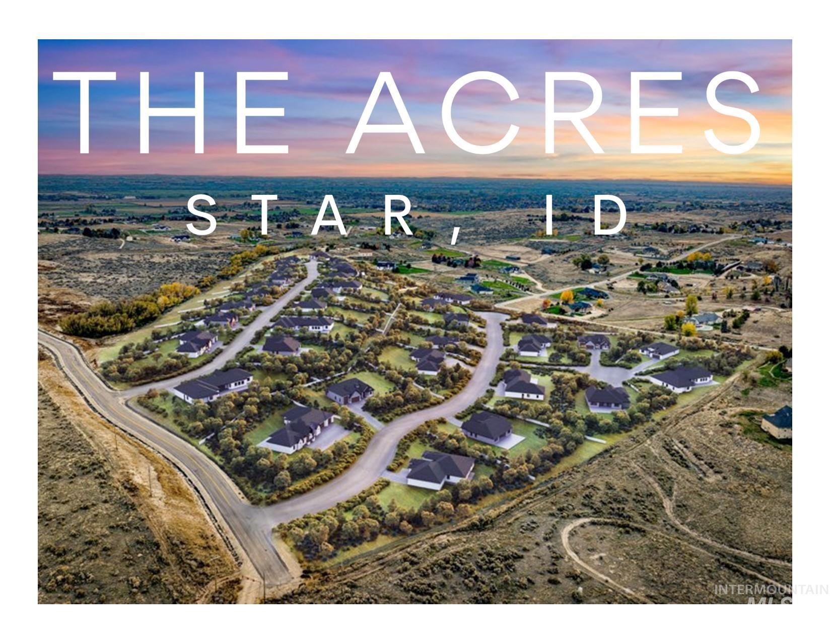 Aerial view of residential area