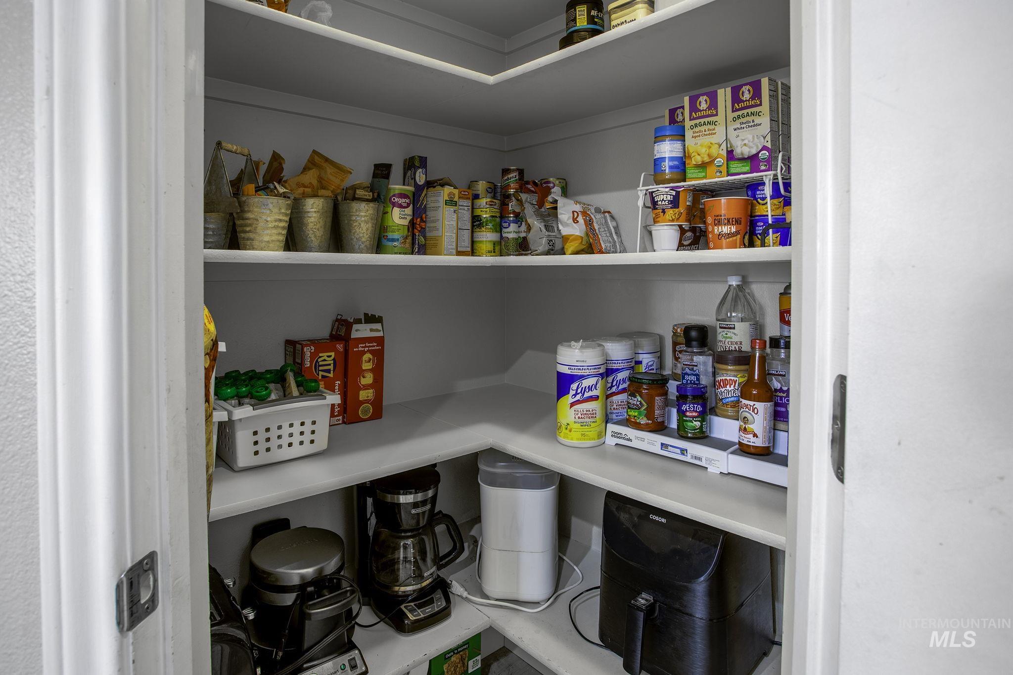 View of storage area