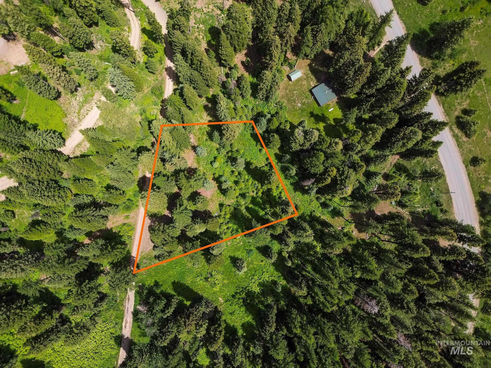 View of rural area featuring property parcel outlined