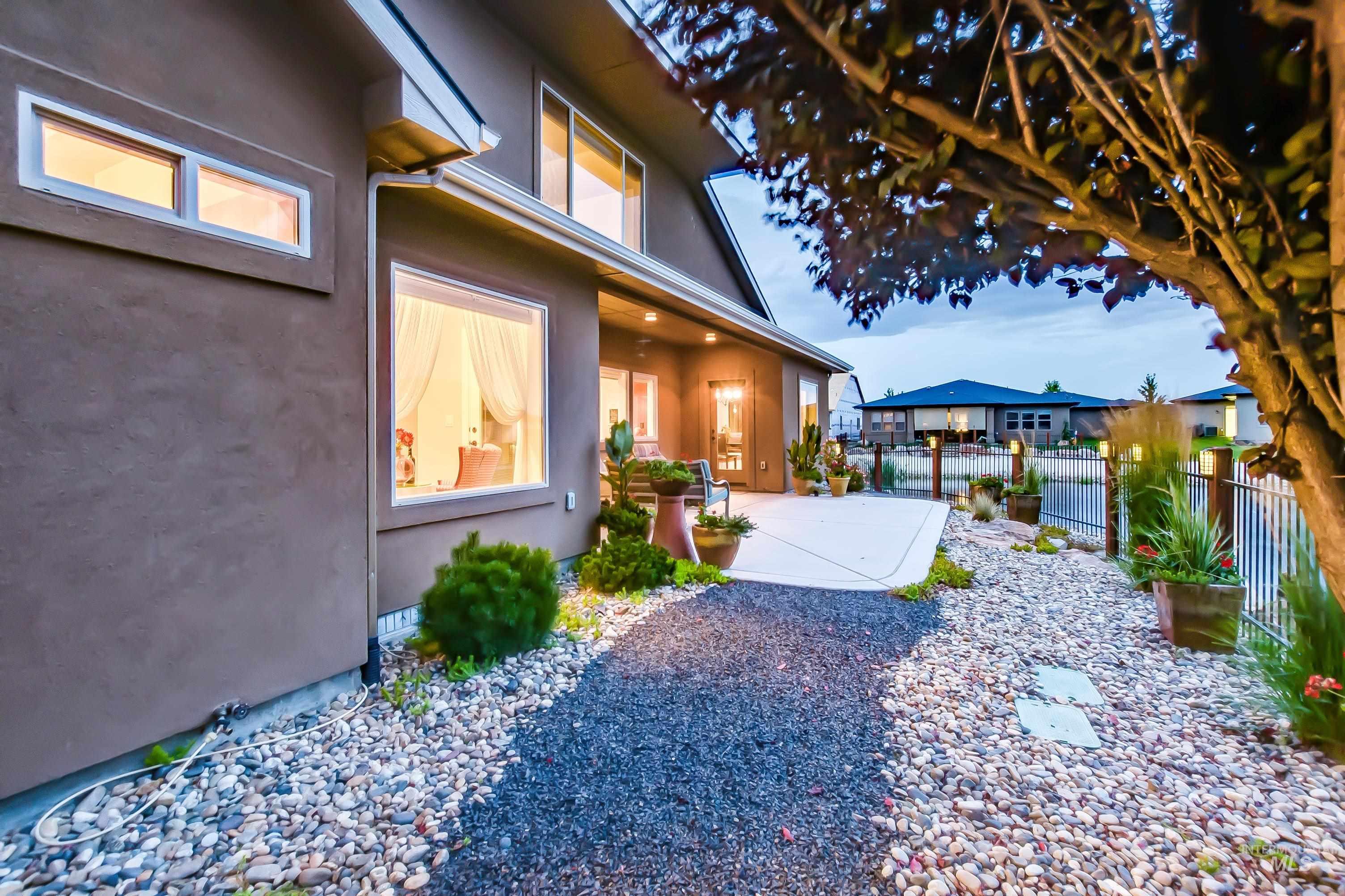 View of yard with a patio area