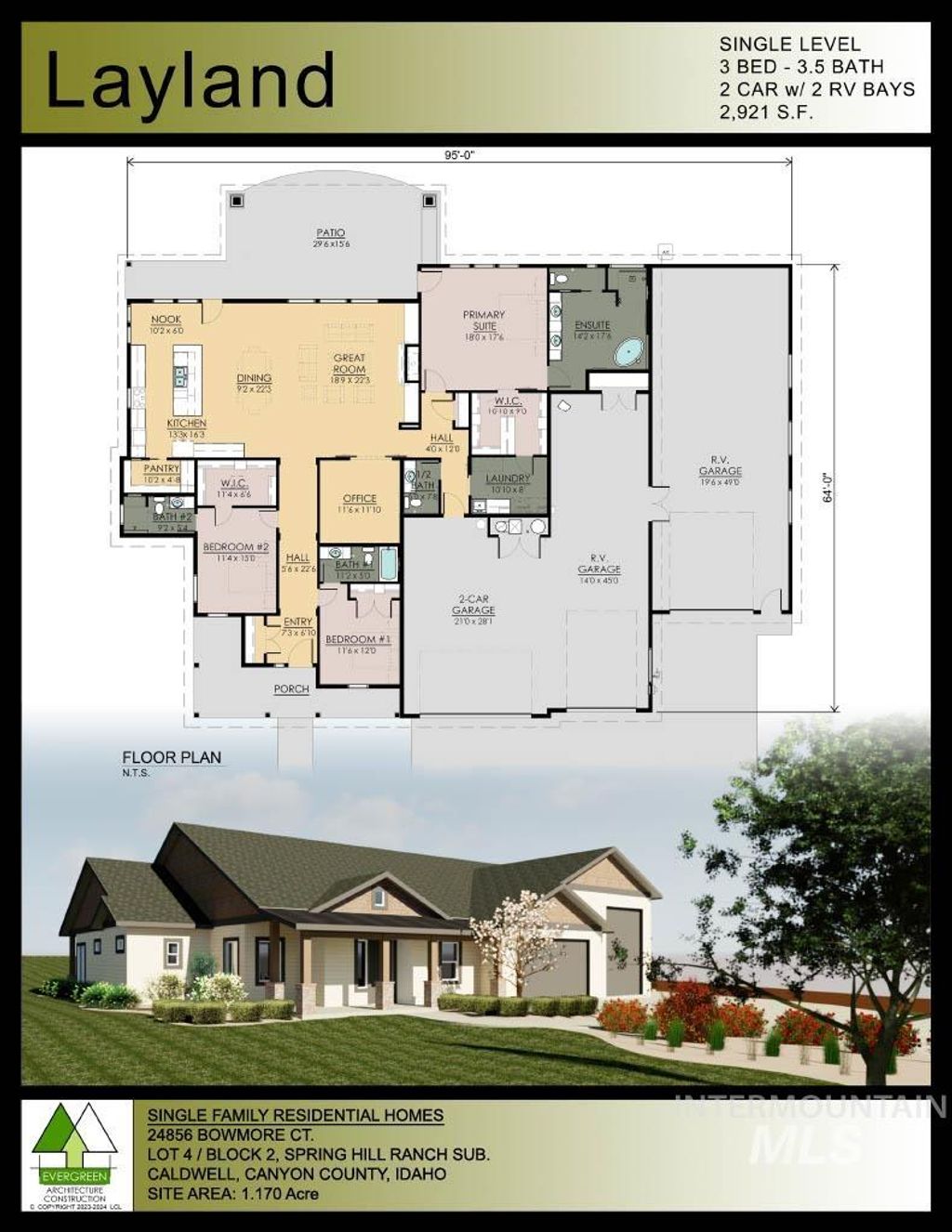 Photo of 24856 Bowmore Ct, Caldwell, ID 83607 (MLS # 98954713)