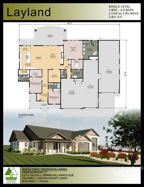 Photo of 24856 Bowmore Ct, Caldwell, ID 83607 (MLS # 98954713)