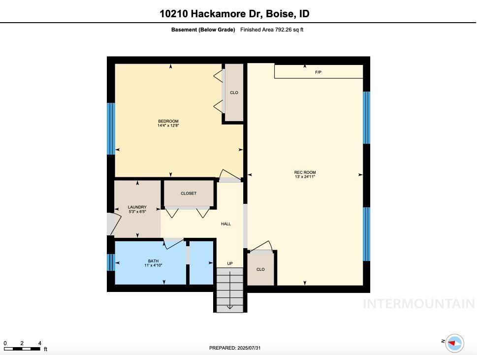 View of floor plan / room layout