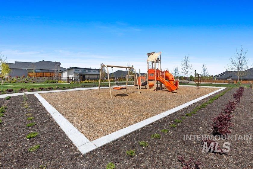 View of community jungle gym