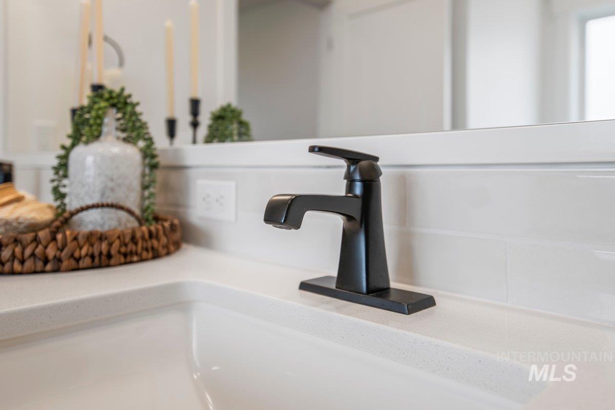 Bathroom view of vanity