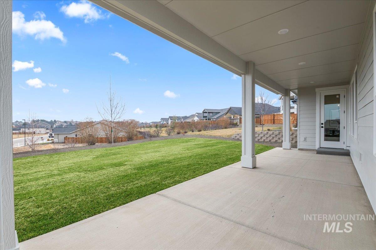 View of patio / terrace featuring a residential view