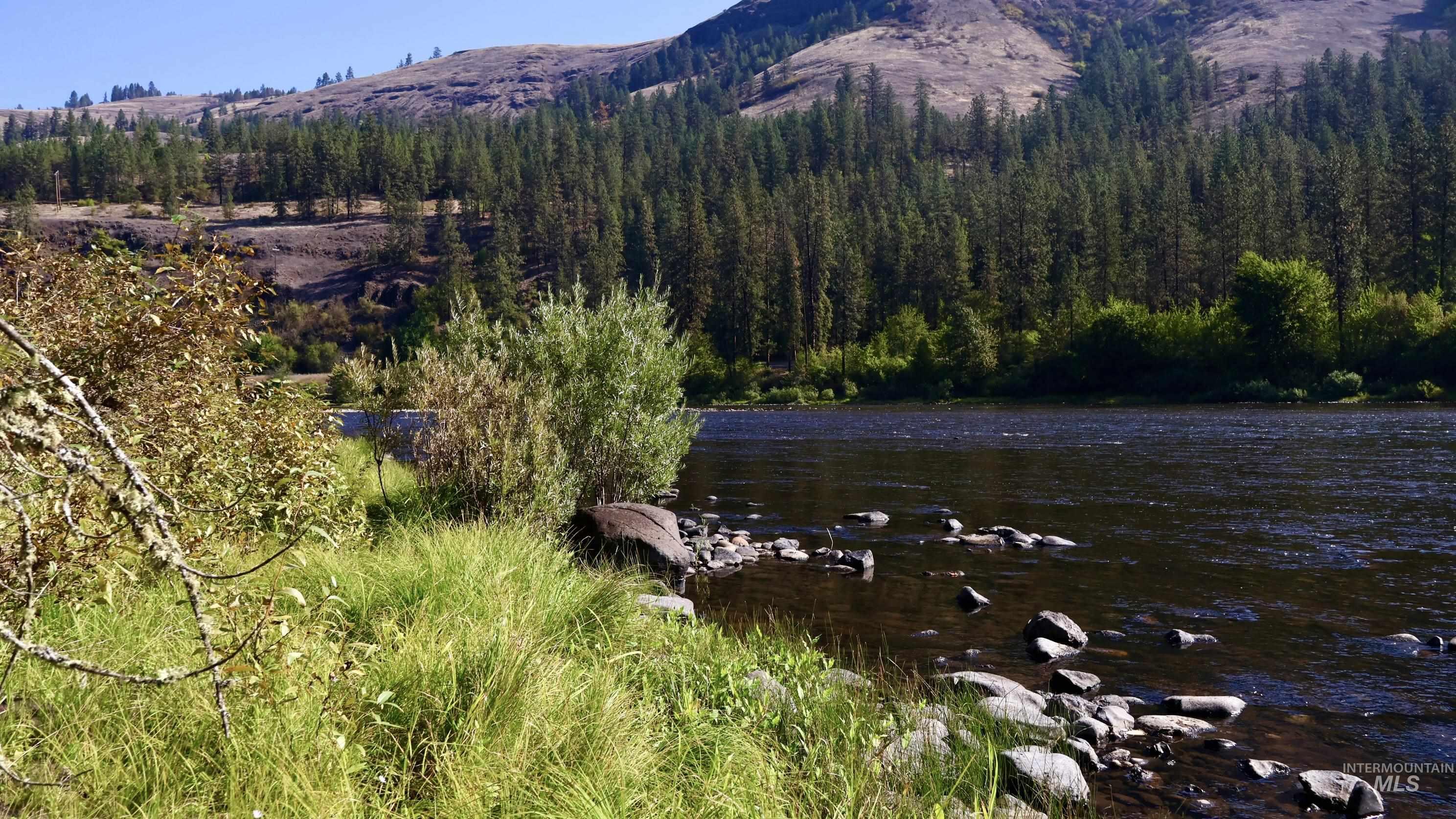 Mountain view with a large body of water
