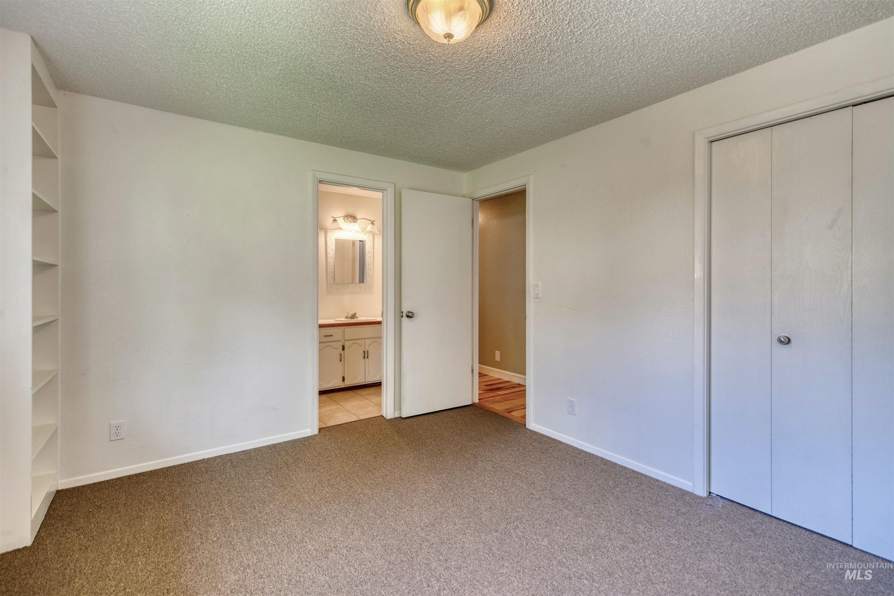 Secondary bedroom has direct access to the guest bathroom
