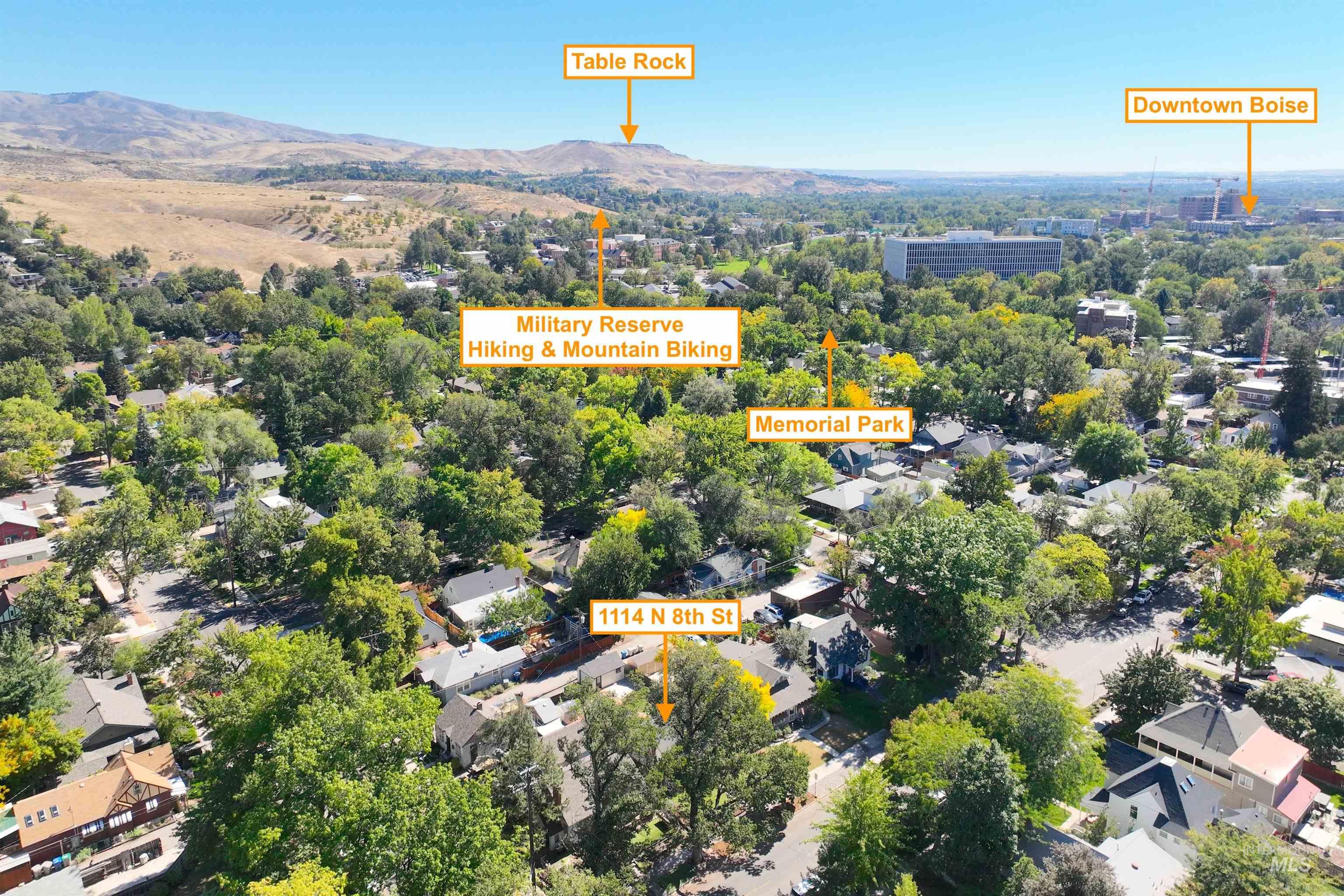 Drone / aerial view of mountains