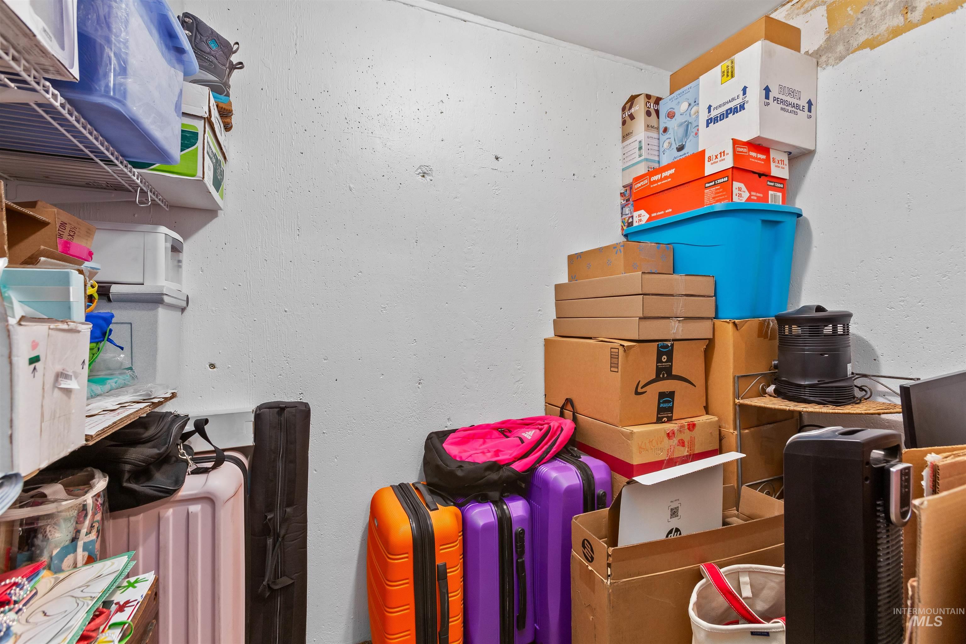 View of storage area