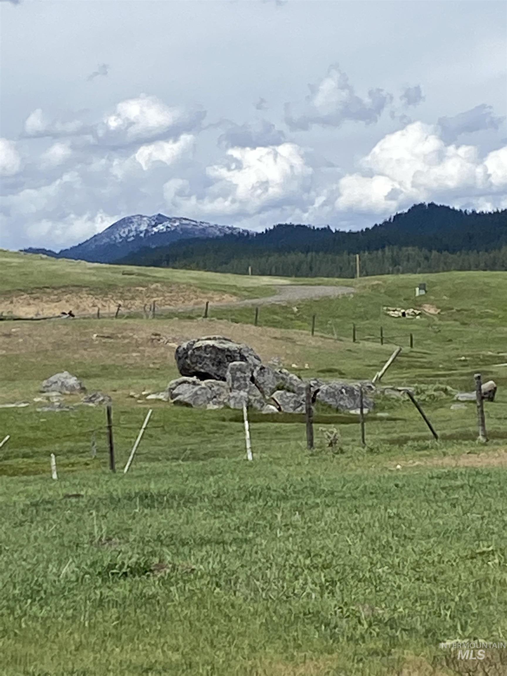 Mountain view featuring rural landscape and agricultural land