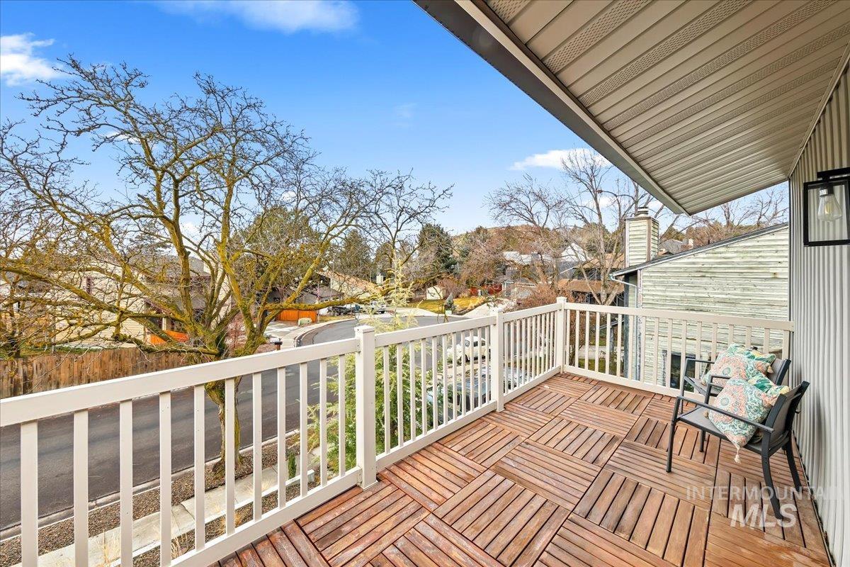 Deck featuring a residential view