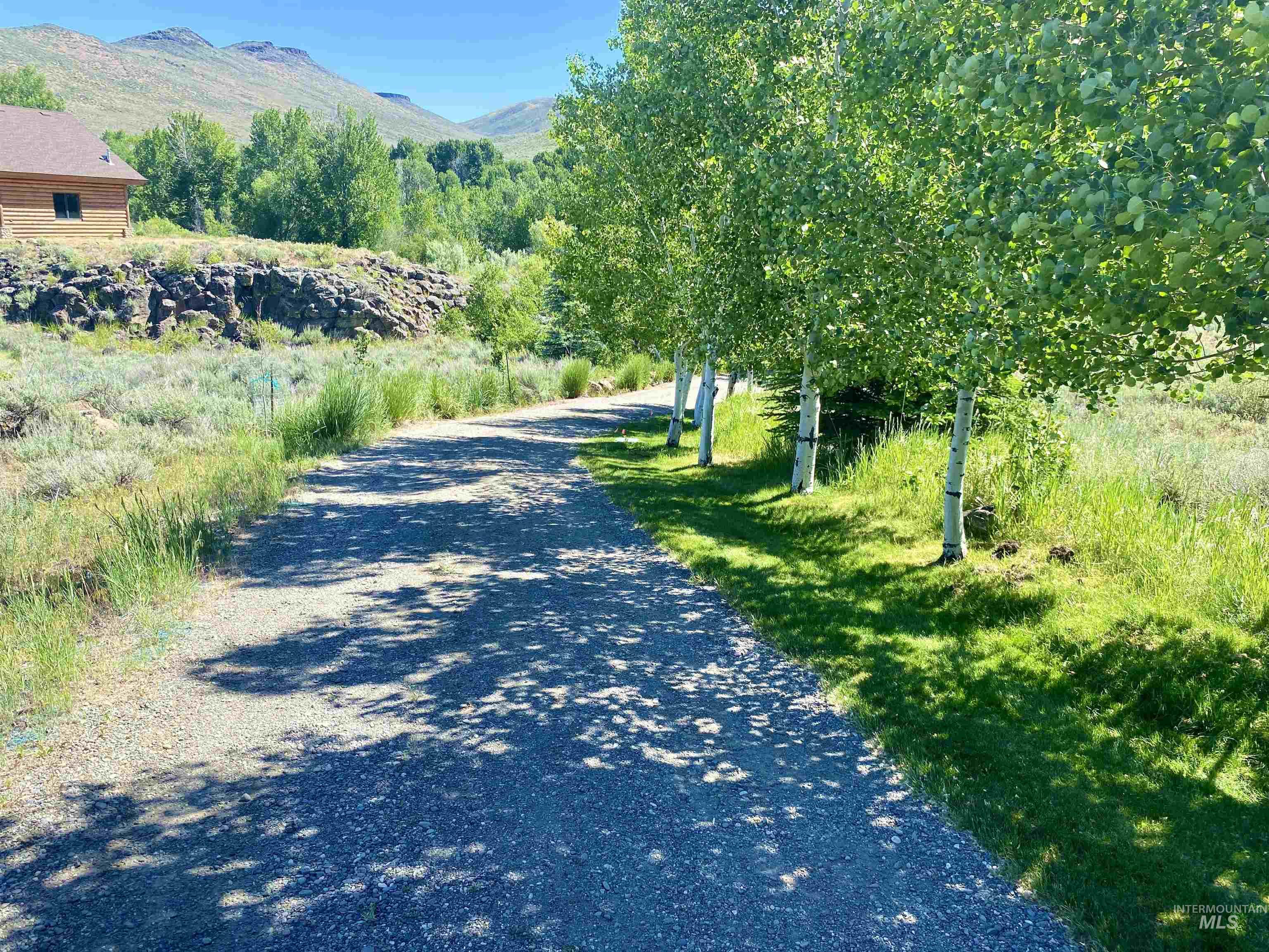 View of road with a mountain view