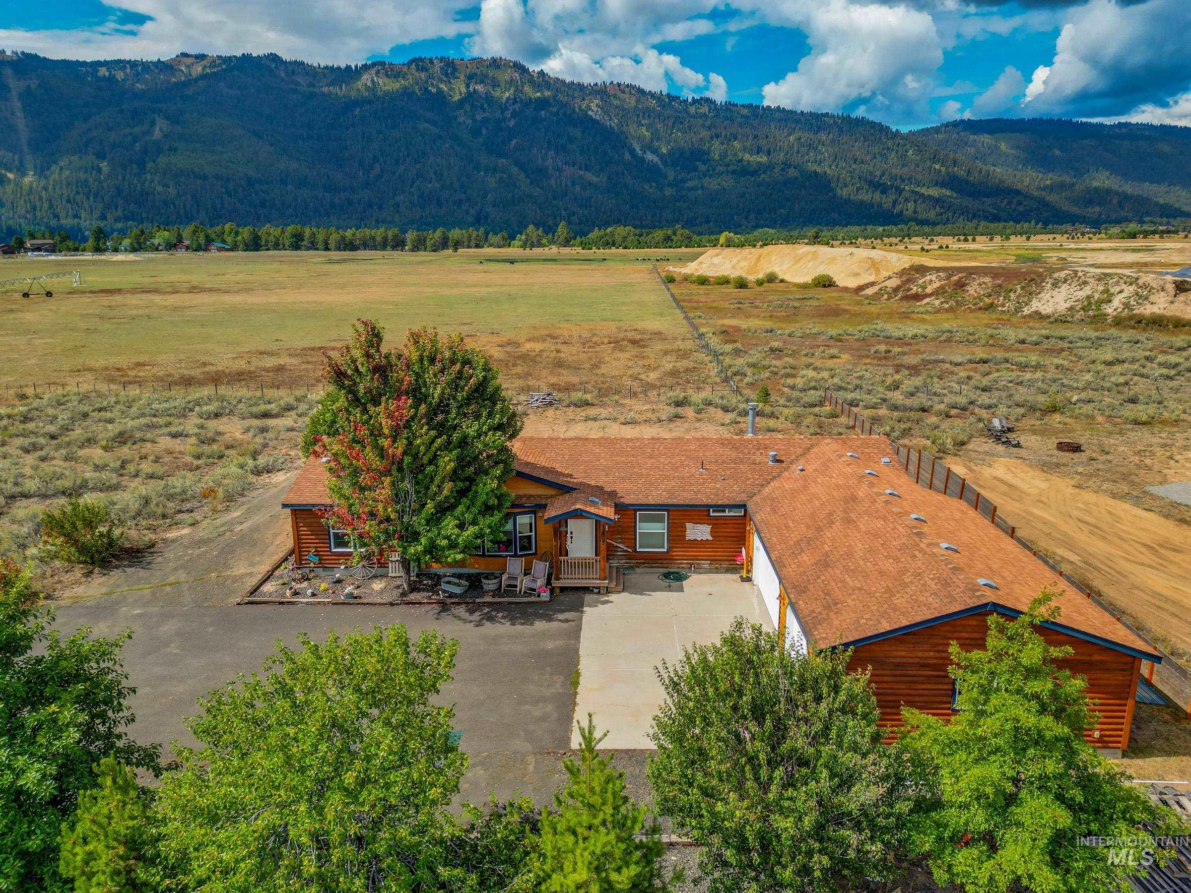 View of rural area featuring a mountain backdrop