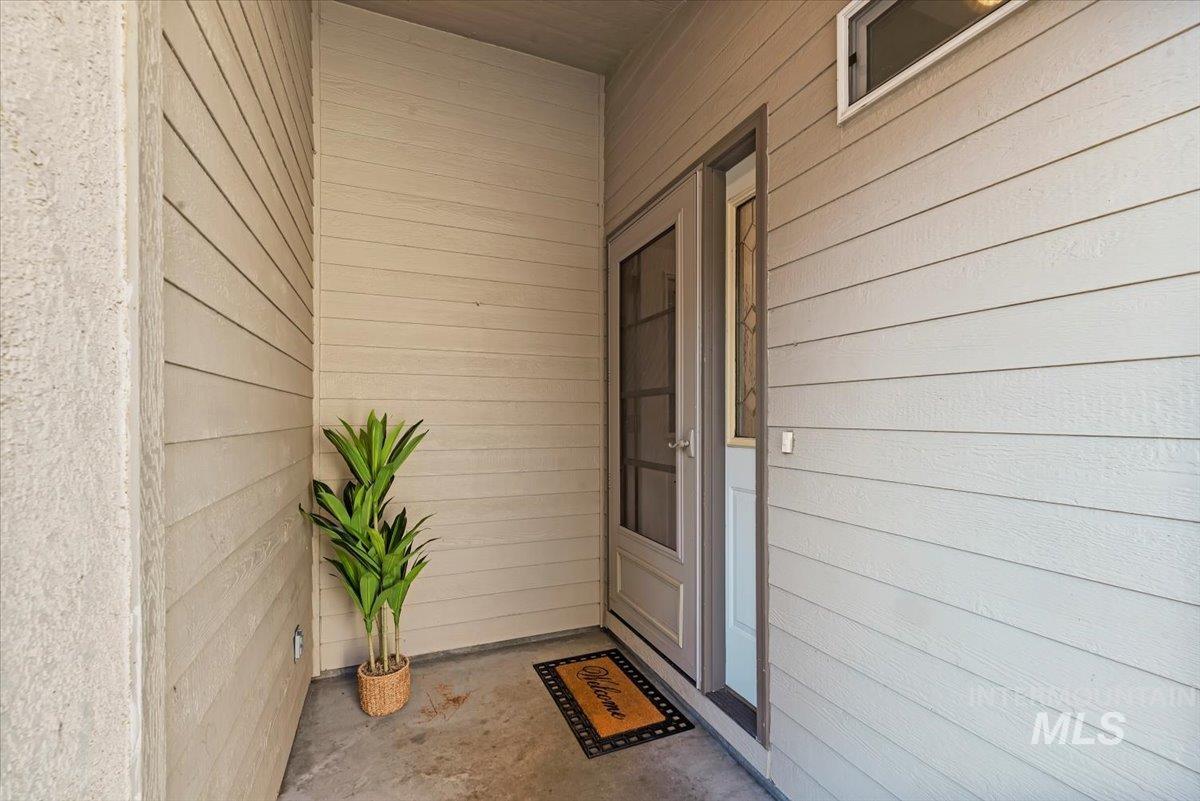 Doorway to property